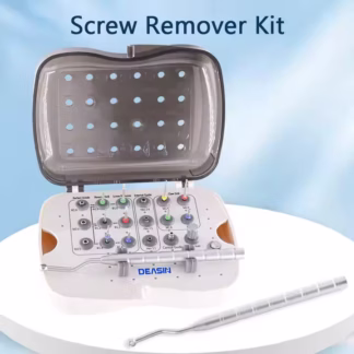 New Dental Implant Fixture Fractured Screw Removal Kit Implant Restoration Tools Kit for Remover Implant Broken Screw Removal