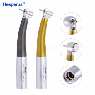 High-Speed Dental Fiber Optic Handpiece Air Turbine Big Torque Ceramic Bearing Push Button Head for K Coupler-Electric Power