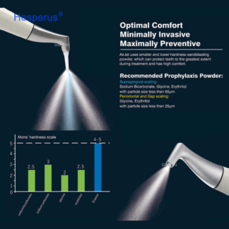 Airjet Dental Air Polishing Prophy Jet Polishing Sandblaster Air Polisher 4 Hole For Teeth Whitening And Cleaning