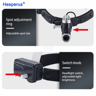 5w Dental Led Head Light Lamp For Binocular Loupes Brightness Spot Adjustable Dental Lab Headlamp Surgical Headlight