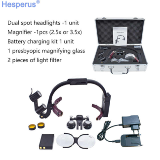 2.5x 3.5x Medical Dental Led Head Light Lamp Loupes Dentisit Surgical Headlight Magnifier Lab Equipment Spotlight/bright/clear