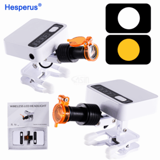5w Headlight Headlamp Wireless With 2 Batteries Adjustable Light For Dental Loupes Medical Magnifier Magnification Binocular