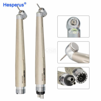 Asin Dental 45 Degree Anti Retraction Surgical Led High Speed Handpiece Air Turbine Led Handpiece Dentistry Equipment