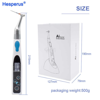 Deasin Dental Wireless Endo Motor Smart Root Canal Therapy With Led Lamp 16:1 Standard Contra Angle Endodontic Dentistry Tool