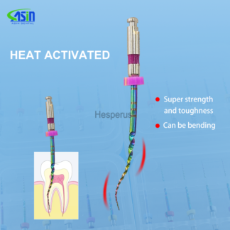 6pcs/pack Rainbow Series Dental Endo Gold Files X-pro Large Niti Taper Rotary Endodontic File Sx S1 F1 F2 F3 21mm 25mm 31mm