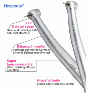 Coxo Cx207-w Dental Push Button Air Turbine Handpiece Dental High Speed Handpieces Coxo High Speed Handpiece Dentistry Toold