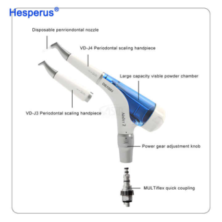 Dental Air Polisher Teeth Whitening Spray Sandblasting Machine Air Flow Prophy Unit Jet 4 Hole Kv Quick Connect Dentistry Tool