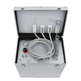 402a Dental Portable Unit Portable Mobile Treatment Box Dental Clinic Turbine Unit With Air Compressor Dentistry Equipment