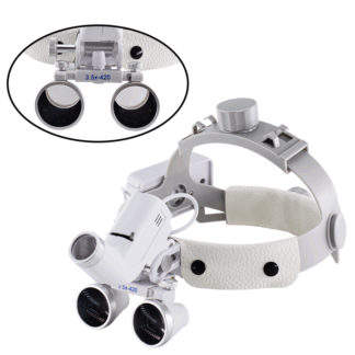 Deasin Dental Medical Light With 5w Headlight Focusing Light Point 2.5x And 3.5x Loupe Binocular Loupes Led Light