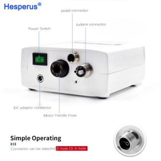 Dental Brushless Electric Motor With Foot Pedal Control Led Fiber Optic Micro Motor For 1:5/1:1/16:1 Contra Angle Dental Motor