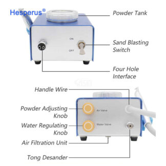 Dental Sandblasting Machine Air Polisher Air Flow Water Prophy Jet Unit For Teeth Whitening And Cleaning