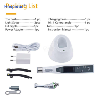 Oral Wireless Endodontic Dental 16:1 Endo Motor Root Canal Files Led Lamp Handpiece Smart Advance Function 0.3-4n/cm Endo Smart