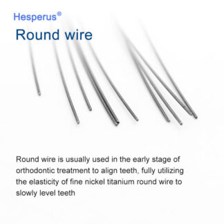 Quality Dental Materials Super Elastic Niti Round Natural Form Orthodontic Arch Wire
