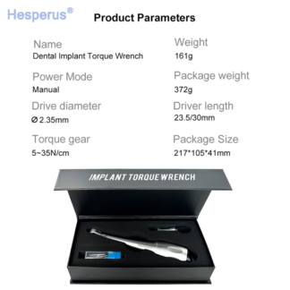 Dentist Tools Torque Wrench Handpiece Ratchet Dental Implant Latch Head Handpiece With 16pcs Drills For Dental Clinic