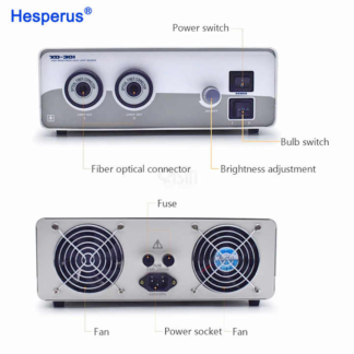 Medical Halogen Dual Holes Fiber Optic Endoscope Cold Light Source /light Source Cable For Ent Microscope Examination