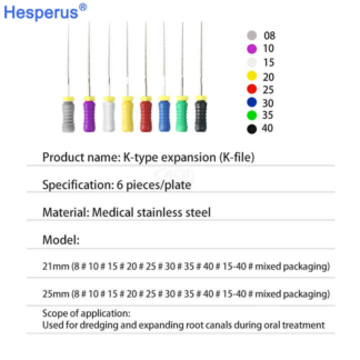 Dental Niti Endodontic Root Canal All Type K-filesmaterial 25/21/31mm Endo Niti K Files Dentist Tools Instruments