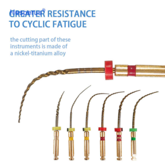 Reciprocating Dental Super File Gold Heat Activation Nitinol Rotary Files/instrumentos Para Endodoncia