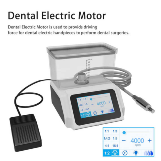 Multifunctional Dental Electric Micromotor Power System With Water Tank And Fiber Optic Handle
