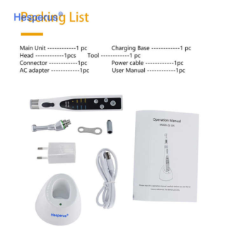 Dental Electric Wireless Hygiene Prophy Handpiece 16:1 Reduction Head Replaceable For Teeth Polishing Whitening Led Endomotor