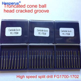 Dental Tungsten Carbide Bur Round Type For High Speed Handpiece Fg 1/2/3/4/5 0.8mm-1.6mm Dentist Tools