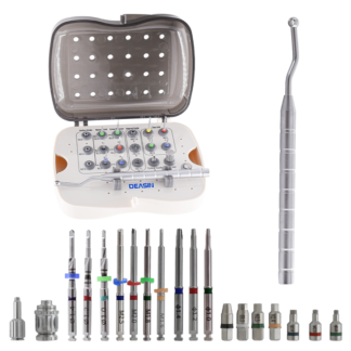 New Dental Implant Fixture Fractured Screw Removal Kit Implant Restoration Tools Kit For Remover Implant Broken Screw Removal