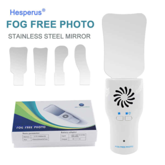 Orthodontic Inox Defog Reflector Led Fog Free Photo Mirror Usb Rechargeable For Dental Use With 4 Mouth Mirror