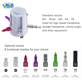 Dental Handpiece Care Lubricator Spray Cover Hood Portable Unit Easy To Lubricate Handpiece Oil Injector