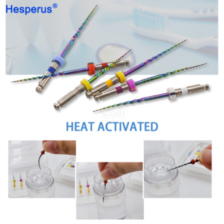 Rainbow Series 6pcs/box Dental Sx-f3 Blue Files Heat Niti Canal Root Files Can Bend Endodontic Treatment Rotary File 25mm