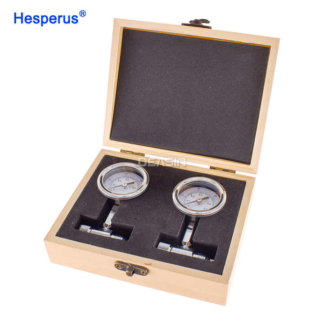 Dental Turbine Pressure Gauge Test High Low Speed Handpiece Air Dentistry Manometer Meter 2 4 Hole Lab Chair Unit Measuring Tool