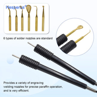 Ultra-thin Dental Equipment Double Pen +6 Wax Tips Electric Wax Knife For Wax Carving In Dental Laboratory