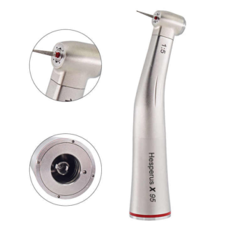 Dental Low Speed Max X95 1:5 Increasing Red Ring Handpiece Micromotor Connector Contra Angle Without Fiber Optic Dentistry Tools