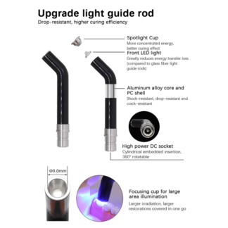 Dental Medical Hot Sale Wireless Clinic Use Metal Body Dental Light Cure Led Curing Light Dental Equipment