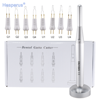 Dental Gutta Percha Cutting Heated Aa Battery Removable Model Teeth And Gum Cutter Electrocoagulation Hemostatic Pen 8 Tips