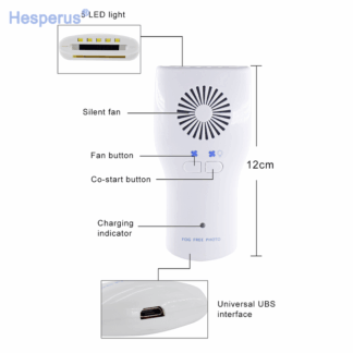 Dental Orthodontic Imaging Led Fog Free Photo Mirror Stainless Steel Refractor Cavity Obervation Surface Steel Mirror