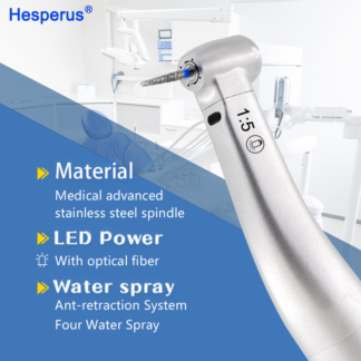 New Z85l Push Button Mini Head 1:5 Dental Contra Angle Handpiece Increase Speed Handpiece Z85l Inner Water Spray Red Ring