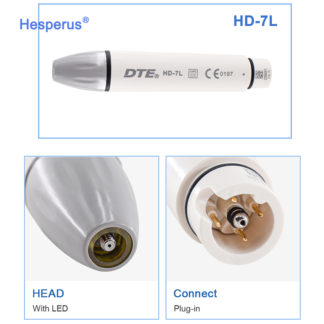 Hw-5l /hd-7h Dental Led Ultrasonic Piezo Scaler Handpiece Original Handle Fit For Uds Ems Satelec Nsk Oral Teeth Whitening Tool