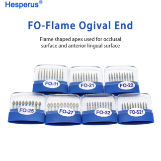 Fo Series 10pcs/box Dental High Speed Diamond Burs Dentist Super Coarse Diamond Drills Dental Lab Polishing Tools Dia.1.6mm