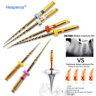 High Quality Gold File Dental Root Canal Files Rotary Nitinol Tooth Pulp Files Thermally Activated Nickel-titanium Sx-f3